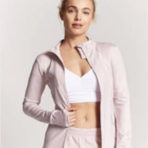 L | Pink/Mauve Fitted Zip Up